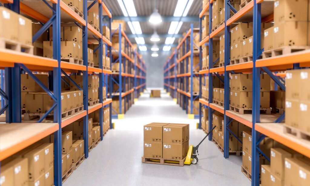 warehouse indoor view Power Banks Factory