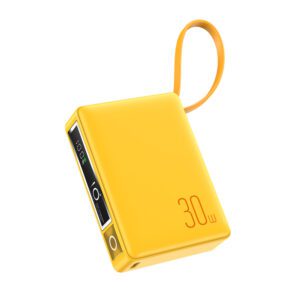 Best PB909 10000mAh 30W Fast Charging Built-in Cable Power Bank
