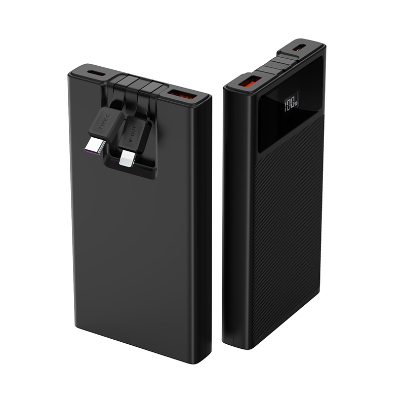 Best PB189 10000mAh 22.5W Fast Charging Portable Built-in Cable Power Bank