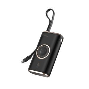 Best PB915 10000mAh 30W Fast Charging Built-in Cable Power Bank