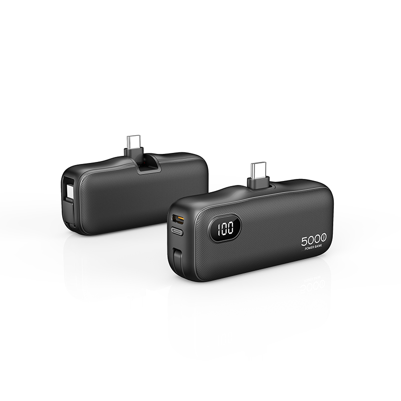 スマホアクセサリー Wireless Bluetooth with power bank Best OEM PB921 Mini Watch Wireless Charging Built-in Cable 5000mAh