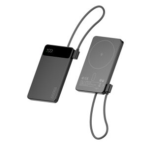 Best DB22 5000mAh PD20W Fast Charging Portable Wireless Magsafe Power Bank with cable