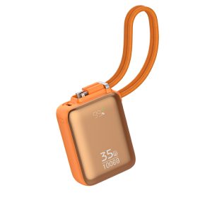 Best PB930 10000mAh 35W Fast Charging Built-in Cable Power Bank